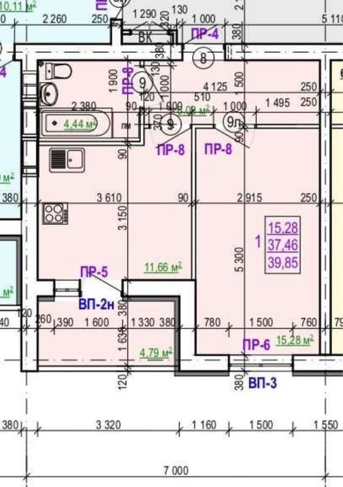 Квартира на вул. Валентиновська, 49 в Харків, ID 282846, фото №2