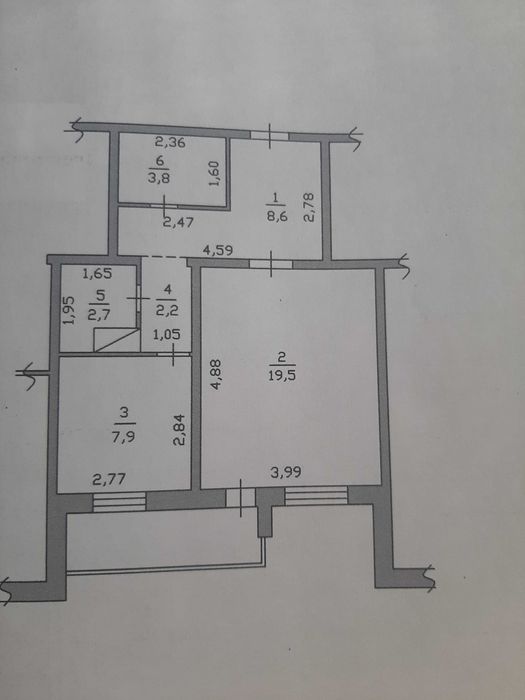 Квартира на вул. Симона Петлюри, 36а в Києві, ID 309755, фото №17