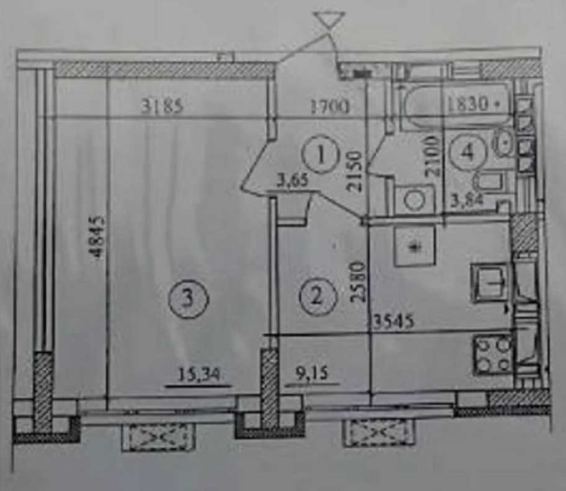 Квартира на вул. Набережно-Рибальська, 27 в Києві, ID 172266, фото №10