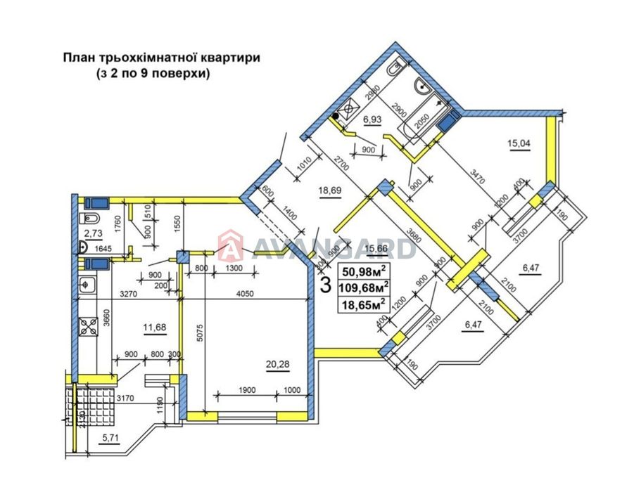 Квартира на вул. Смілянська, 48 в Черкасах, ID 297547, фото №11