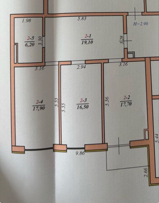 Квартира на вул. Кисловодська, 8 в Чернівцях, ID 249019, фото №6