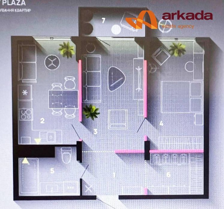 Квартира на ЖК Фемелі Плаза в Івано-Франківську, ID 168756, фото №4