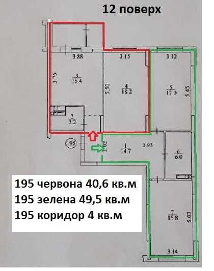 Квартира на вул. Балтійська, Б 3А в Києві, ID 203468, фото №24