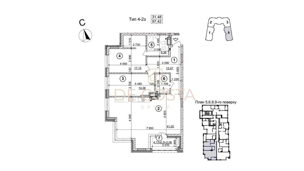 Квартира на ЖК Crystal Park Tower в Києві, ID 180679, фото №16
