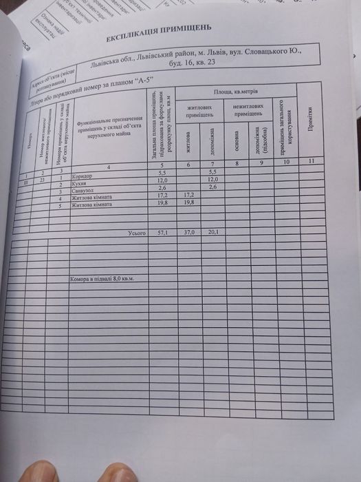 Квартира на вул. Словацького, 16 в Львові, ID 320710, фото №23