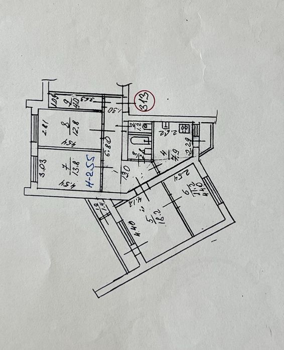 Квартира на вул. Прирічна, 19 в Києві, ID 165675, фото №12