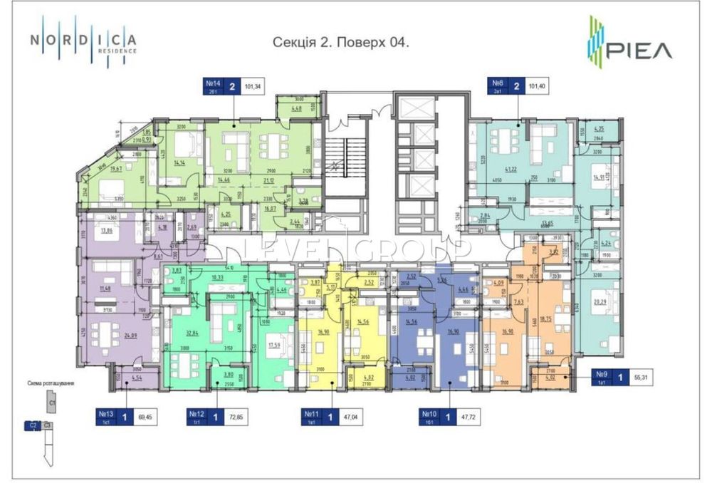 Квартира на ЖК Nordica Residence в Києві, ID 165805, фото №4