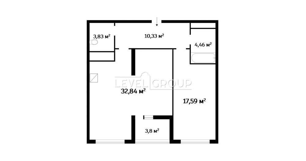 Квартира на ЖК Nordica Residence в Києві, ID 165805, фото №8