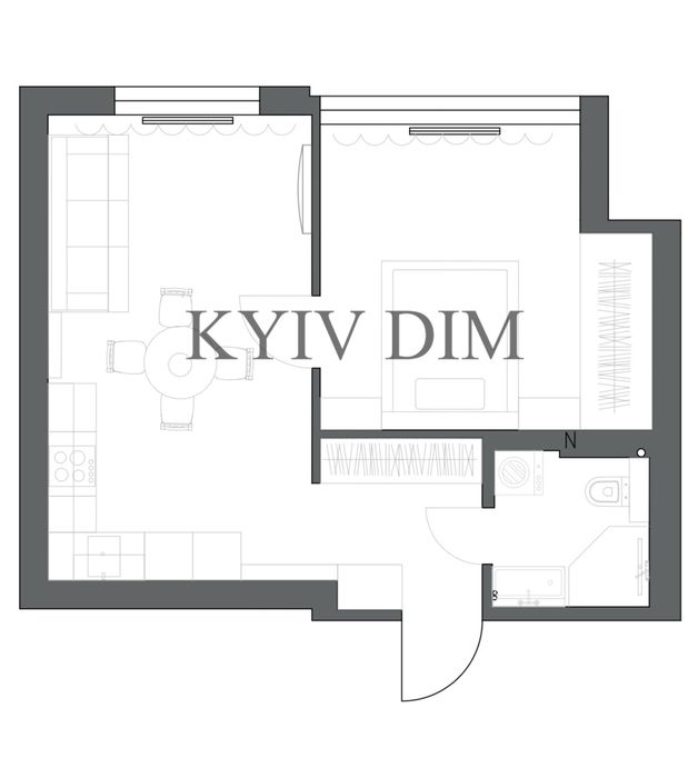 Квартира на вул. Повітряних Сил, 56 в Києві, ID 185362, фото №3