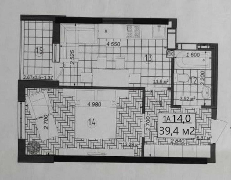 Квартира на вул. Світла, 3 в Києві, ID 189855, фото №3