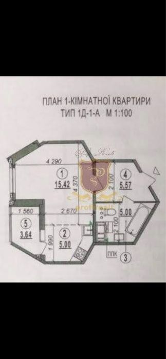 Квартира на вул. Милославська, 18 в Київ, ID 172625, фото №1