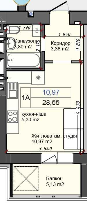 Квартира на ЖК Олімп 3 в Києві, ID 232425, фото №5