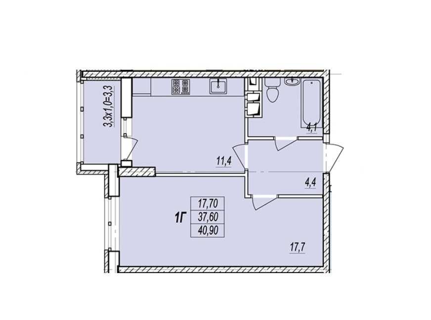 Квартира на вул. Прохоровська, 40 в Одесі, ID 170202, фото №7