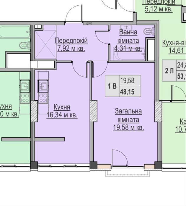 Квартира на ЖК Бізнес класу в Івано-Франківську, ID 171256, фото №9