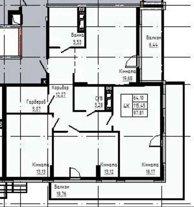 Квартира на ЖК "Manhattan Up" в Івано-Франківську, ID 188451, фото №14