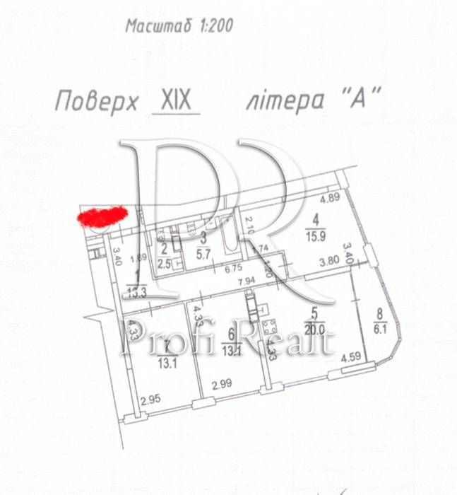 Квартира на вул. Причальна, 10 в Києві, ID 333725, фото №20