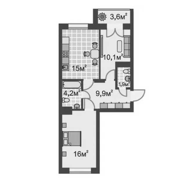Квартира на ЖК Q10 в Києві, ID 225598, фото №7