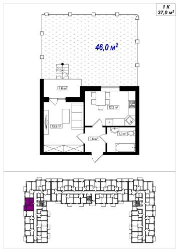 Квартира на біля метро Академмістечко в Києві, ID 309163, фото №4