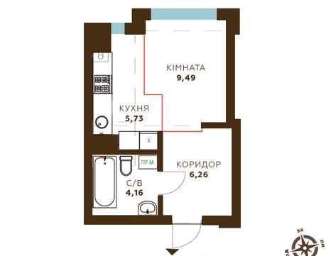Квартира на ЖК Добре місто в Києві, ID 413899, фото №11