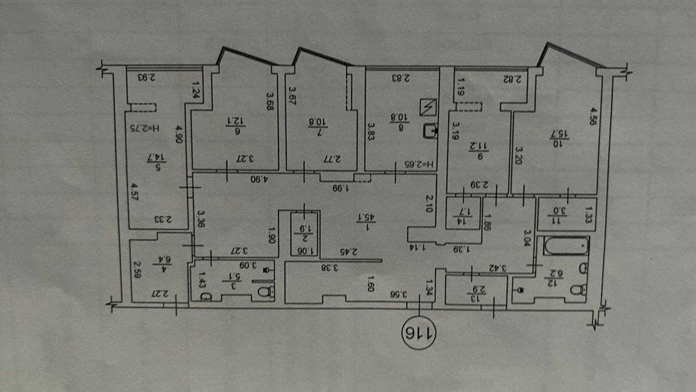 Квартира на вул. Драгоманова, 2 в Києві, ID 207393, фото №3