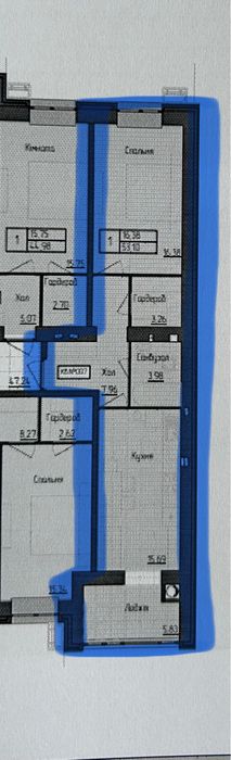 Квартира на ЖК Grand City Домбровський в Житомир, ID 228845, фото №2