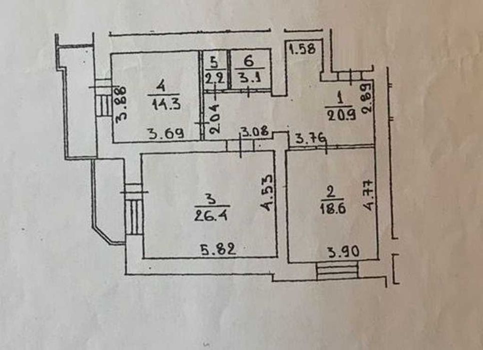 Квартира на вул. Голего(лєбєдєва-Кумача), 5 в Києві, ID 174747, фото №12
