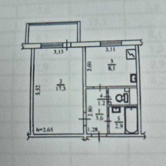 Квартира на вул. Глушкова, 15 в Києві, ID 176428, фото №14