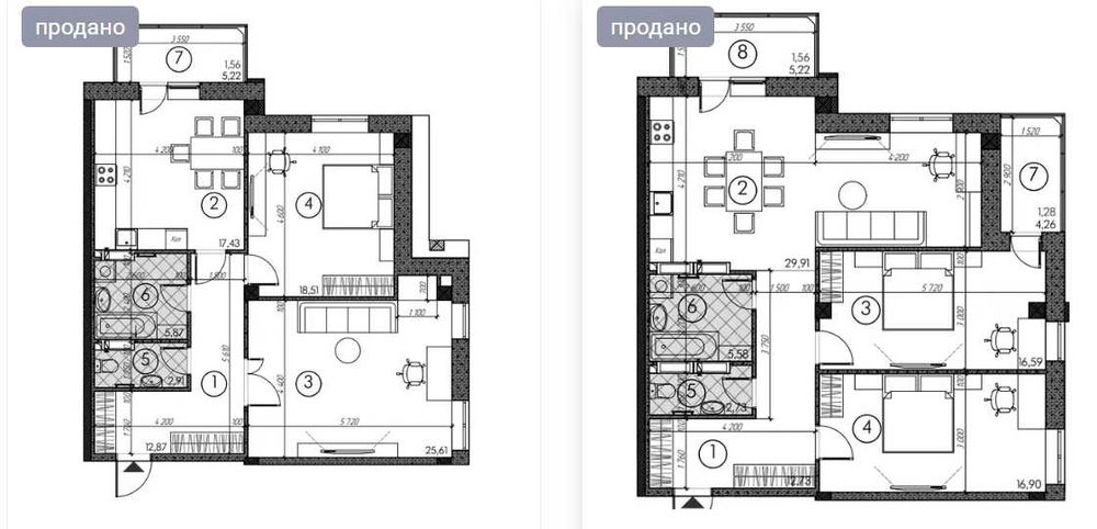 Квартира на ЖК Саванна в Києві, ID 309721, фото №3