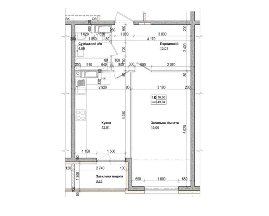 Квартира на вул. Озерна, 27А в Києві, ID 312172, фото №22