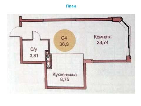 Квартира на ЖК «Нова Європа» в Одесі, ID 279872, фото №3