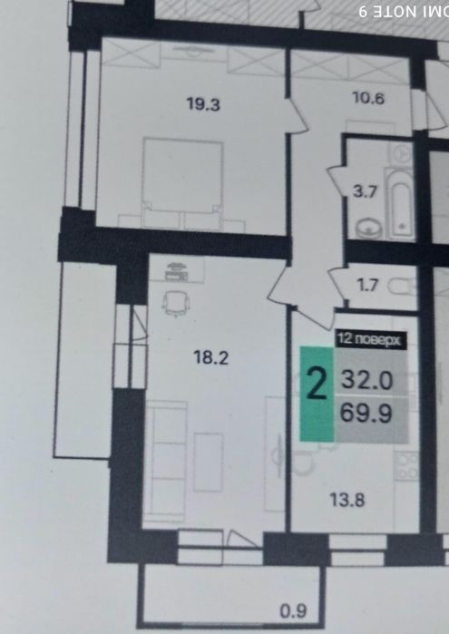 Квартира на ЖК Династія в Полтаві, ID 173273, фото №7