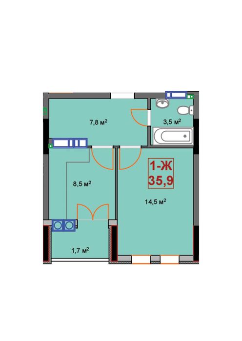 Квартира на вул. Університетська в Києві, ID 237880, фото №13
