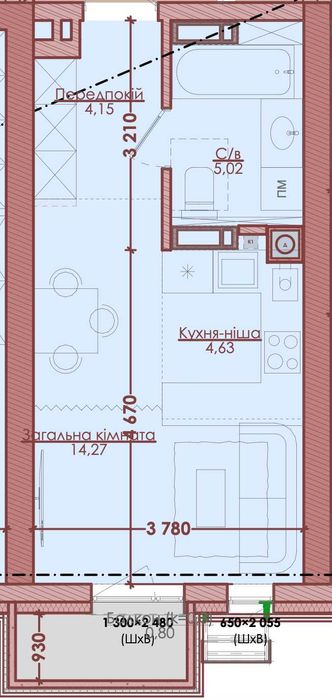 Квартира на ЖК Атмосфера Преміум в Києві, ID 258566, фото №11