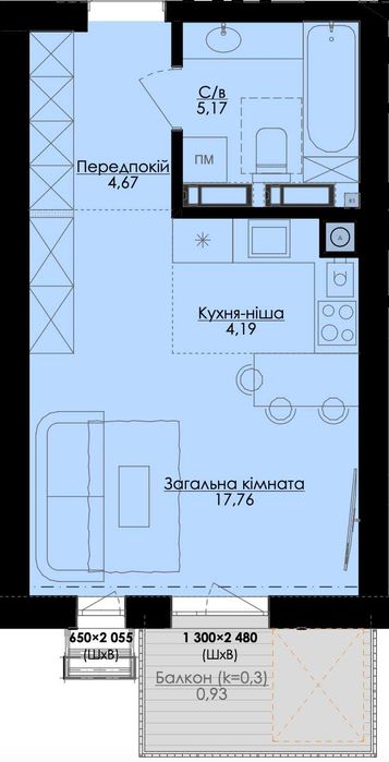 Квартира на ЖК Атмосфера Premium в Київ, ID 322438, фото №5