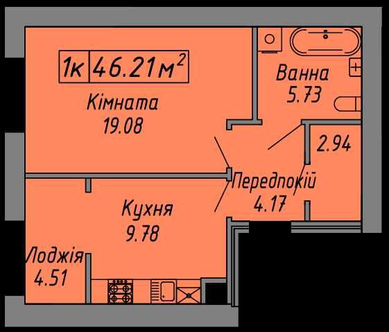 Квартира на вул. Бандери в Івано-Франківську, ID 261422, фото №2