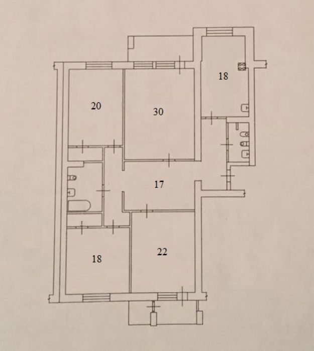 Квартира на вул. Драгомирова, 4 в Києві, ID 189990, фото №7
