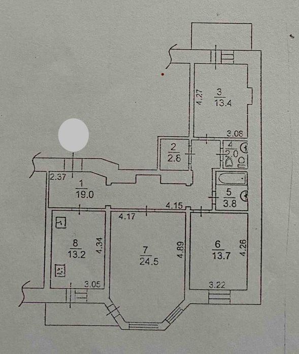 Квартира на вул. Чикаленка Євгена, 23а в Києві, ID 208876, фото №9