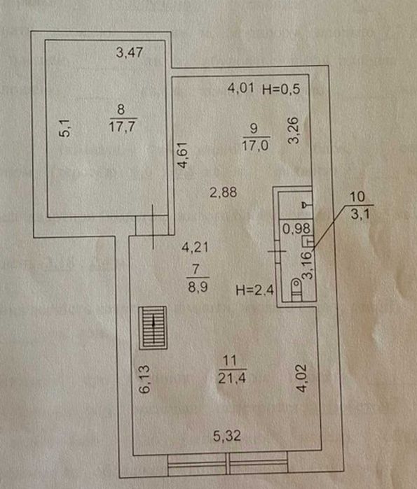 Квартира на вул. Саксаганського, 70-Б в Києві, ID 205878, фото №22