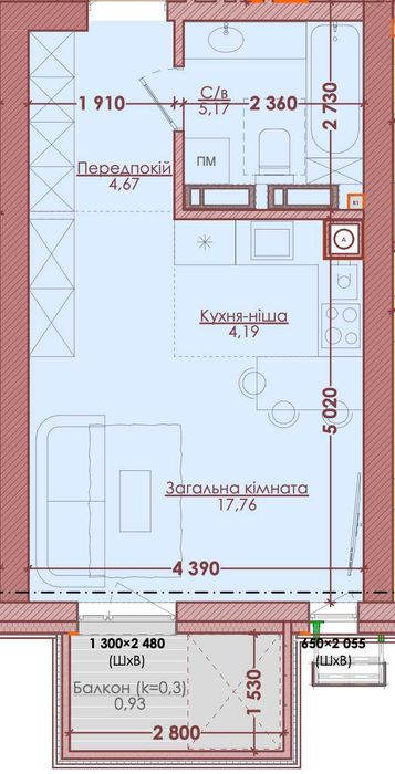 Квартира в Києві, ID 312981, фото №2