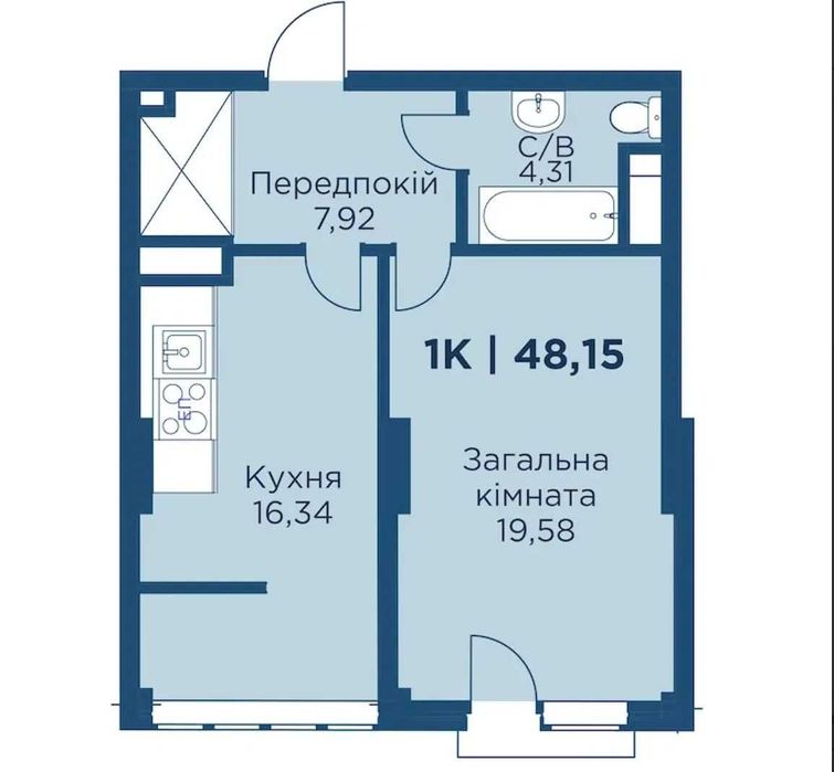 Квартира на ЖК Листопад в Івано-Франківську, ID 203456, фото №2