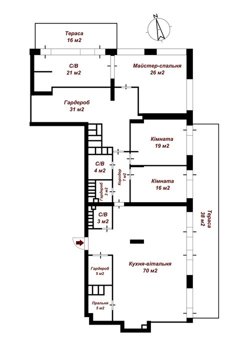 Квартира на бул. Лесі Українки, 7В в Києві, ID 165171, фото №23