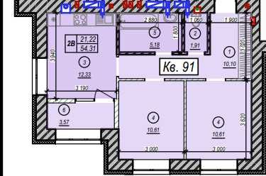 Квартира на ЖК Молодість в Київ, ID 332023, фото №2