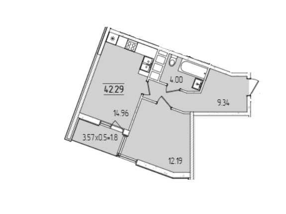 Квартира на вул. Краснова, 68 в Одесі, ID 270265, фото №6
