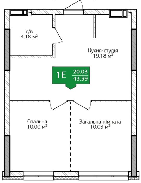Квартира на біля парку Центрального в Києві, ID 223336, фото №5