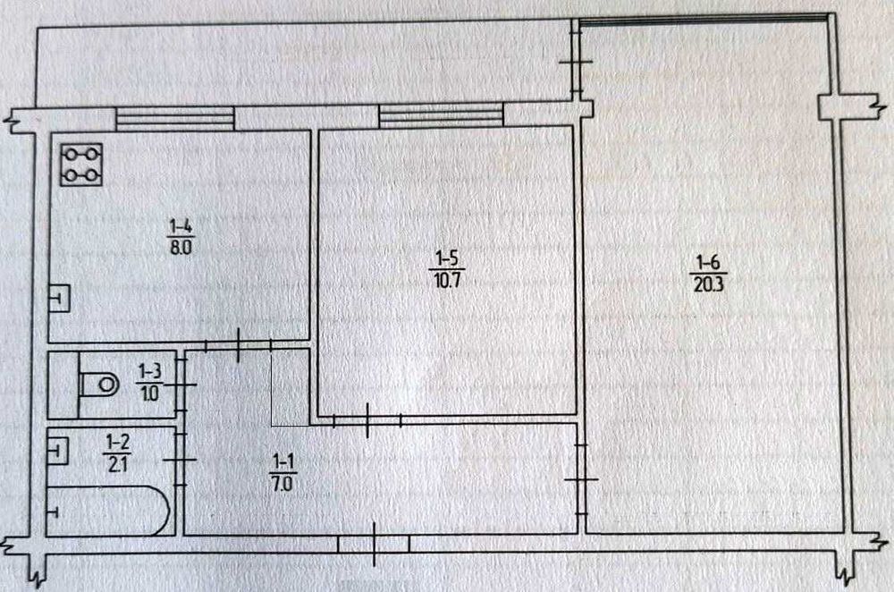 Квартира на вул. Кубанської України, 39А в Київ, ID 183038, фото №4
