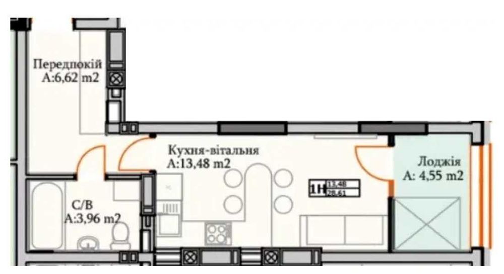 Квартира на ЖК Green Life в Києві, ID 259629, фото №2