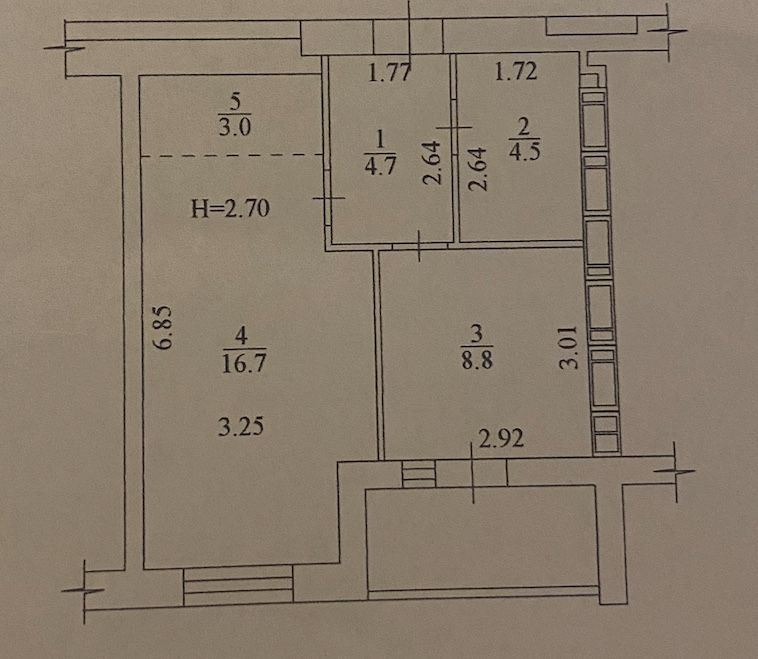 Квартира на вул. Мира, 41 в Харків, ID 203623, фото №1
