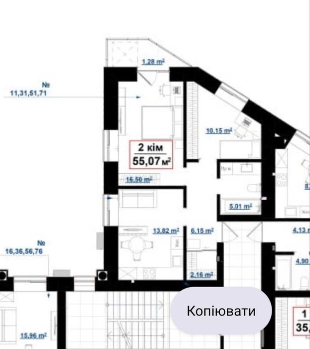 Квартира на вул. Селянська в Івано-Франківську, ID 417444, фото №7