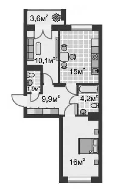 Квартира на біля виїзду на Київ в Києві, ID 221922, фото №1