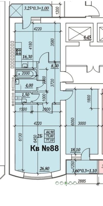 Квартира на вул. Зоопаркова в Одесі, ID 259656, фото №6